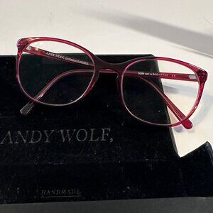 Andy Wolf Eyewear Frame 5094 Col O • Berry • 54/17/140 (RX Lenses)